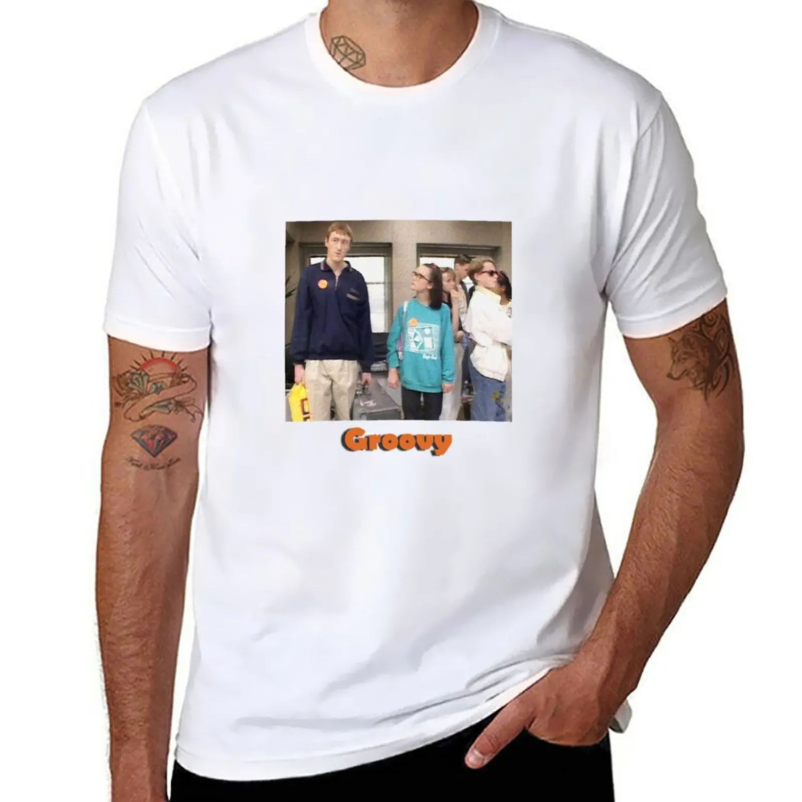 

New Rodney in the Groovy Gang T-Shirt quick drying shirt T-shirt short Short t-shirt vintage t shirt T-shirt men