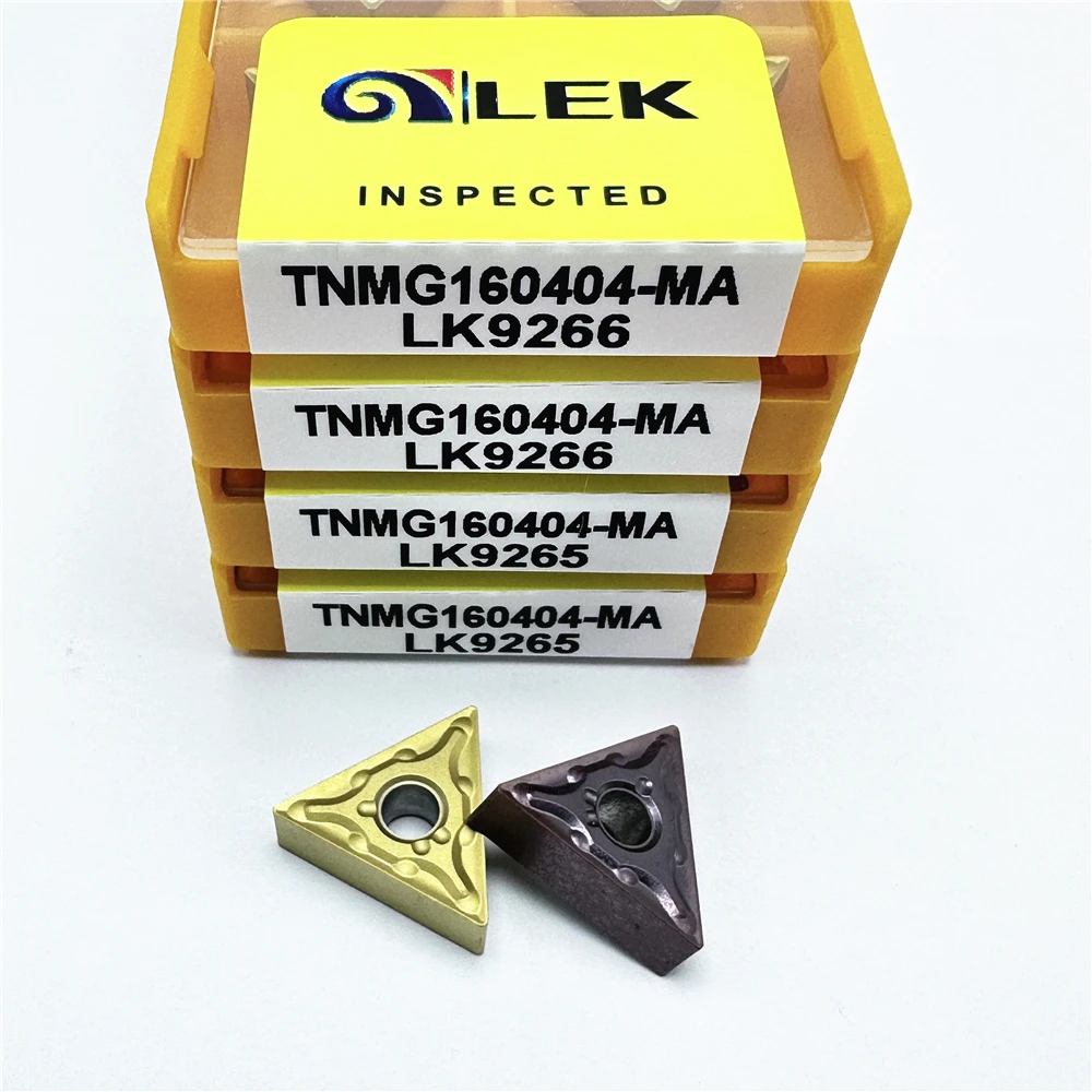 

TNMG160404-MA TNMG160408-MA LK9265 Твердосплавные вставки Токарная вставка Внешний токарный инструмент Токарный станок с ЧПУ Инструменты Обработка стали