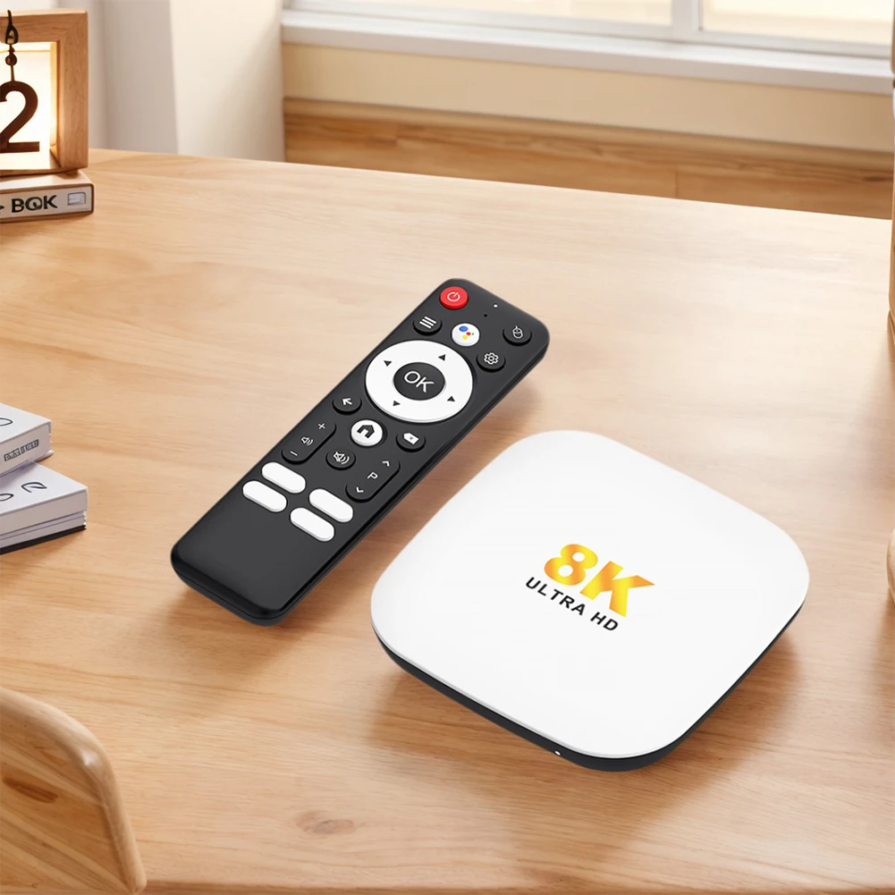 H96max M2 Plus Android 14 Kotak TV Pintar RK3528 Quad Core WIFI6 8K HD Jaringan Set-Top Box Bluetooth 5.4 Pemutar Media dengan Remote