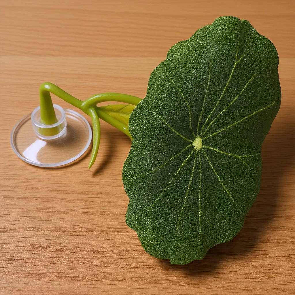 

Floating Lotus Leaf for Betta Fish Aquarium Resting Spot Realistic Artificial Plant Hiding Place Spawning Bed Fish Tank