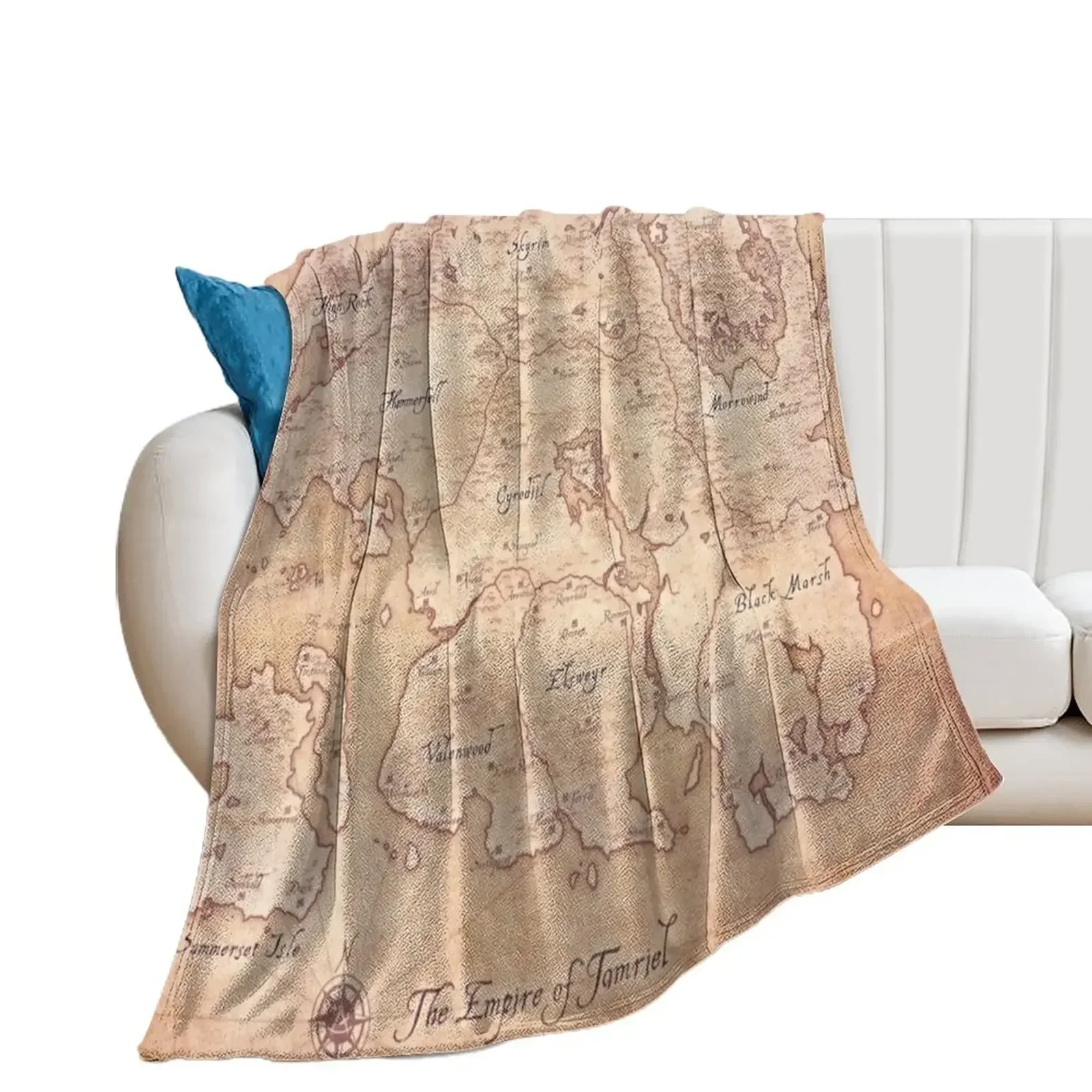 

Tamriel Throw Blanket Tourist Picnic Sofa Throw Blankets