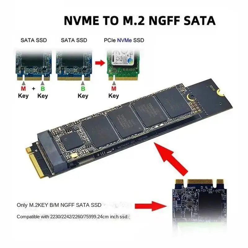 m2-nvme-m2-sata-ssd-アダプター-mキー-b-mキー-ssd-m2-変換カード-jmb582-チップ