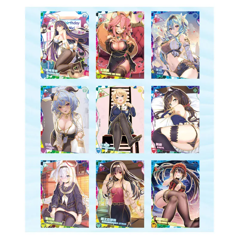 Il più nuovo progetto Maiden Set Collection Card Goddess Story Beautiful Cute Anime Waifu Booster Box CCG Doujin Toys And hobby Gift