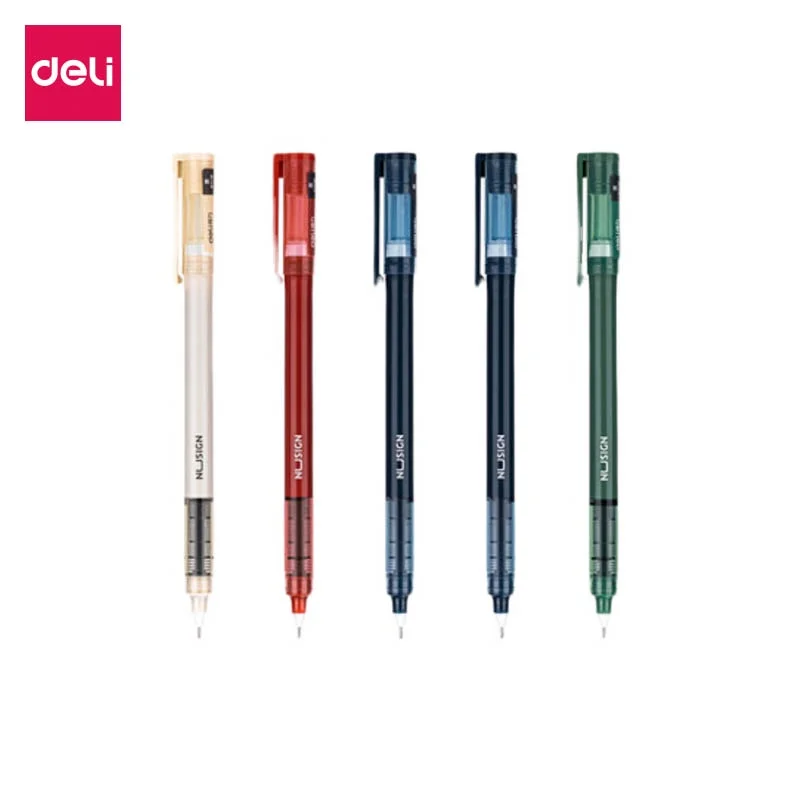 

Deli 1 PC Gel Pen 0.5mm Random Color Black Ink Quick Dry Office School Supply NS767
