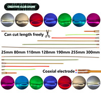 25 80 110 128 190 225 300mm Free Cut Flexible Super Fine COB LED Strip Filament 3V Ribbon Tape Light Edison Bulb Part Fitting