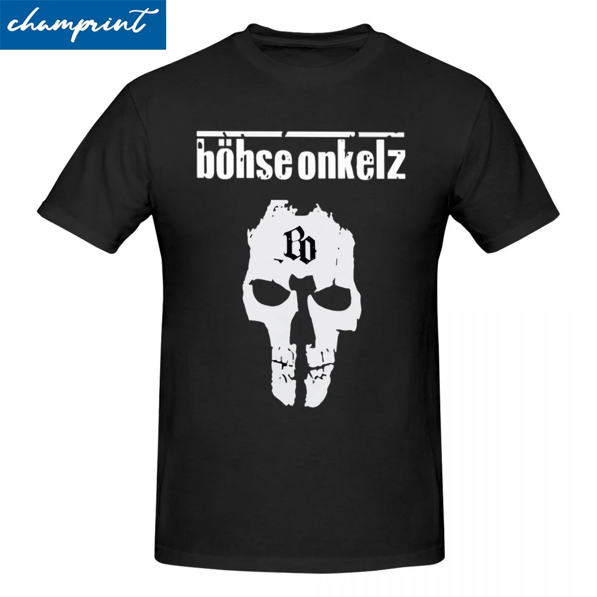 

Bohse Onkelz Bo Rock Band T-Shirts Men Women Vintage Cotton Tee Shirt Round Collar Short Sleeve T Shirt 6XL Clothing