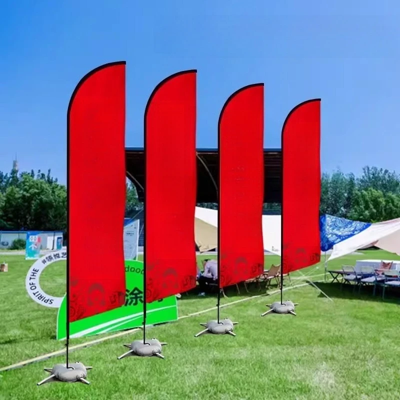 Outdoor colorful flag feather flag advertising flags publicity flags