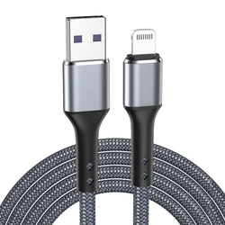 3A 고속 충전 USB 케이블 데이터 코드 iPhone 11 12 13 14 Pro X XS Max 6 7 8 Plus SE iPad 코드 휴대 전화 충전기 와이어