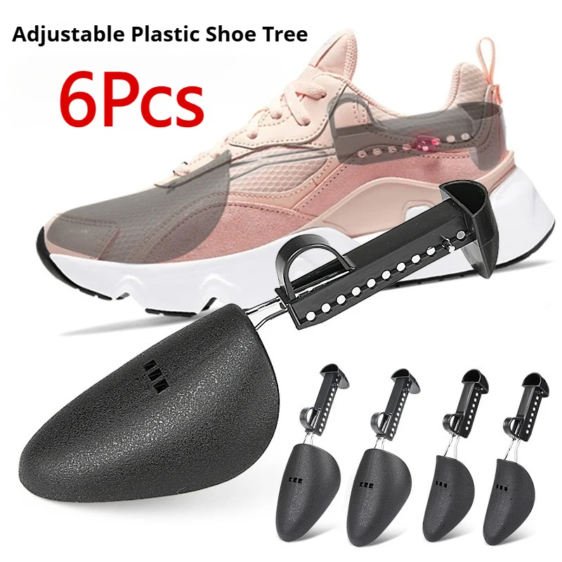 New Support Shoe Stretcher Sneaker Wrinkle Shoe Trees Adjustable Plastic Shoe Lasts Anti-Deformation Internal