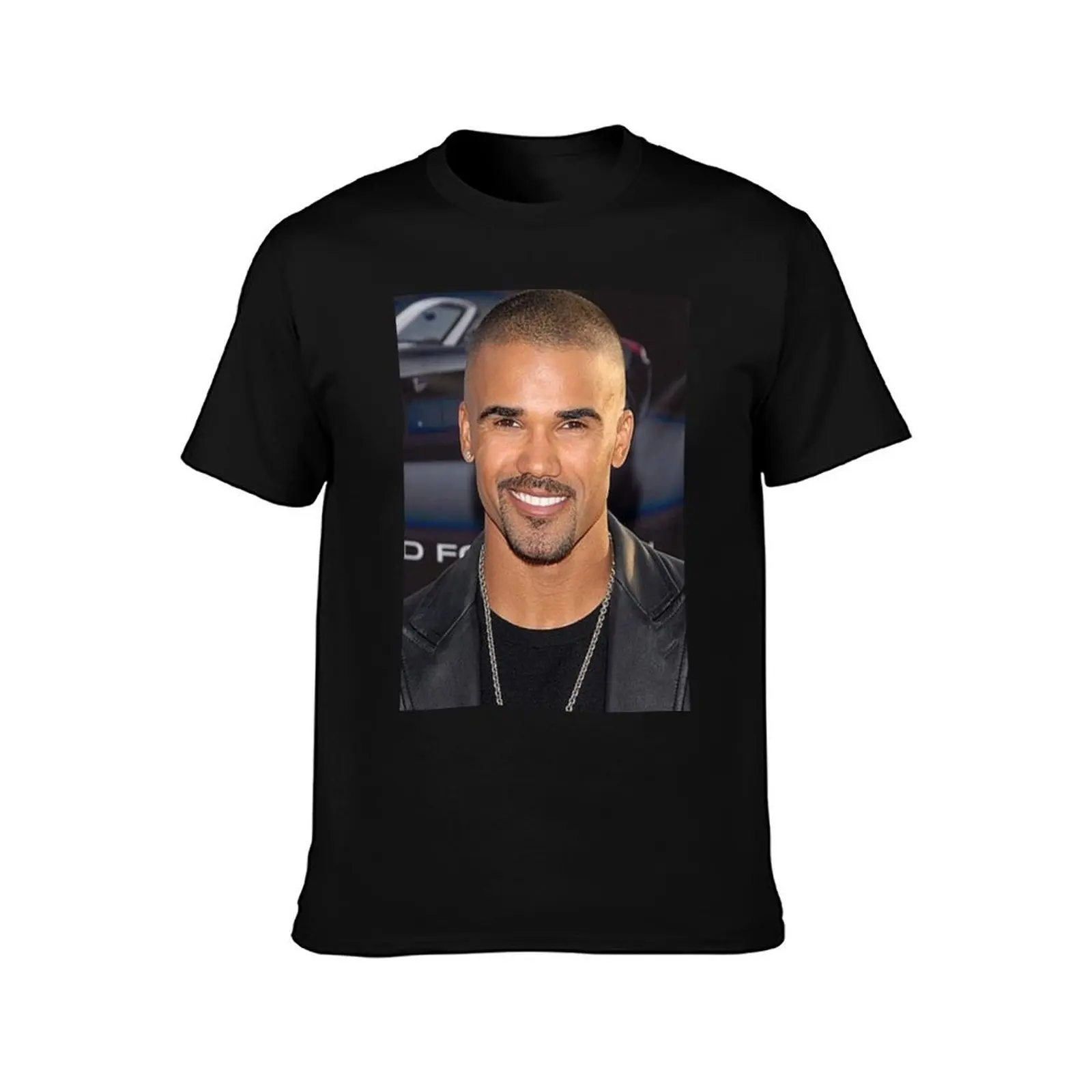 shemar moore T-Shirt Street Style Casual Tee Shirt T-Shirt