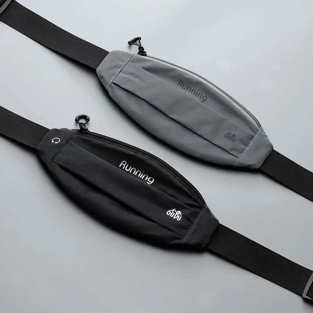 

7 Inch Reflective Running Bag Close Fitting Elastic Sports Waist Bag Large Capacity Waterproof Mobile Phone Bag Men Women