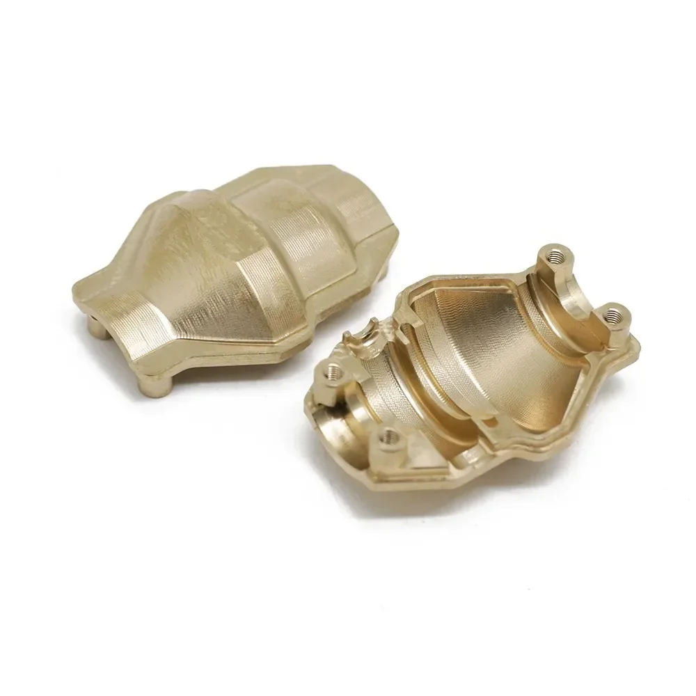 Metal Brass Diff Cover Case Front & Rear Axle Housing  for 1/10 YK4102 YK4103 1/8 YK4082 YiKong RC Crawler Car Upgrade