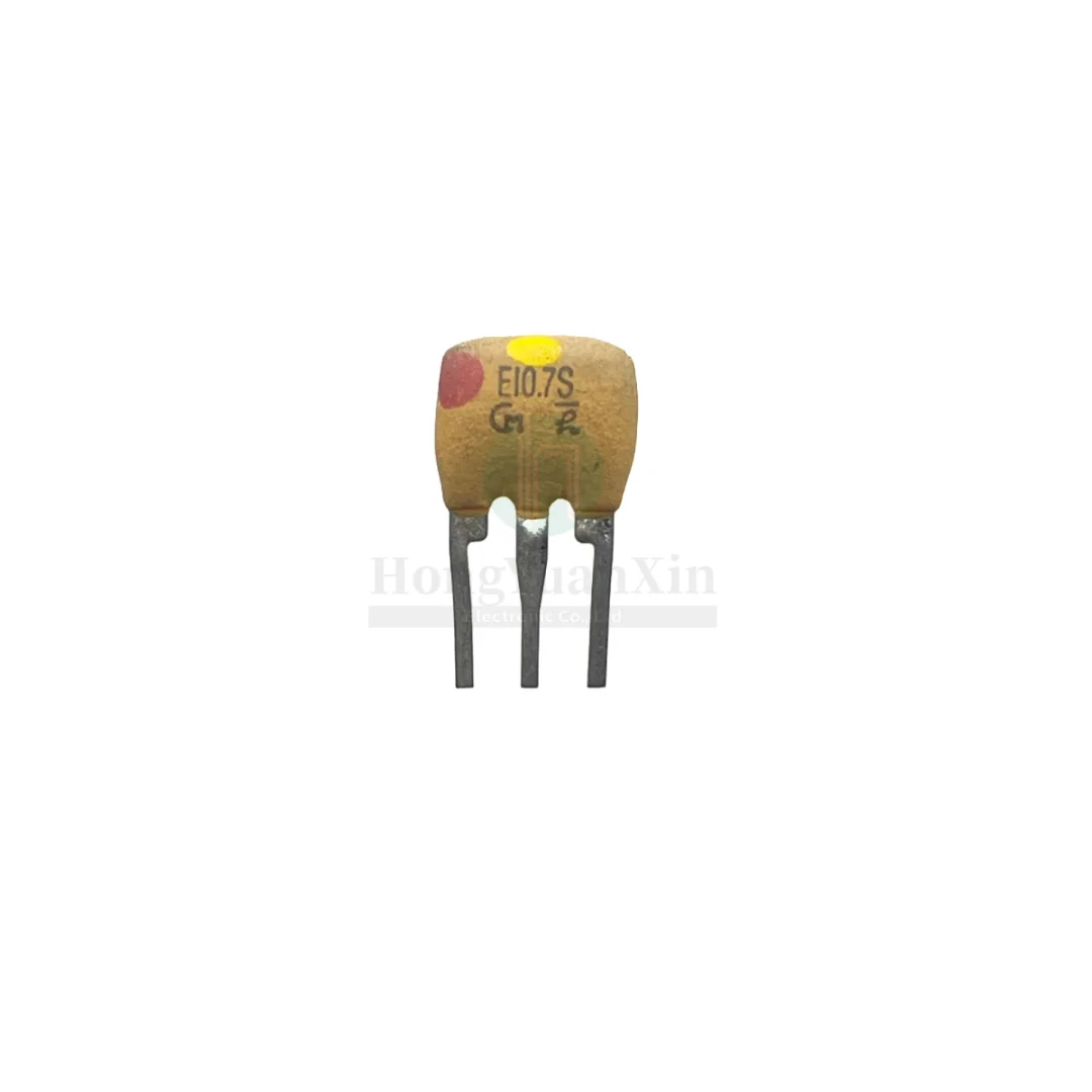 10PCS/ 10.7M Murata ceramic filter SFE10.7MS2 10.7S 10.7MHZ straight plug 3 feet bandwidth 230K