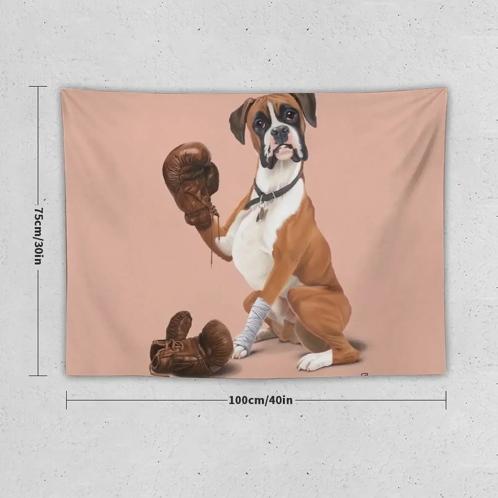 The Boxer (Colour) Tapestry Decoration Bedroom Wall Carpet Tapestry