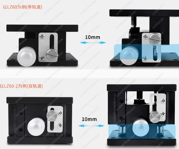 Precision Z-axis manual lifting table Optical precision displacement fine-tuning sliding table lifting LZ40/60/90/80 -2