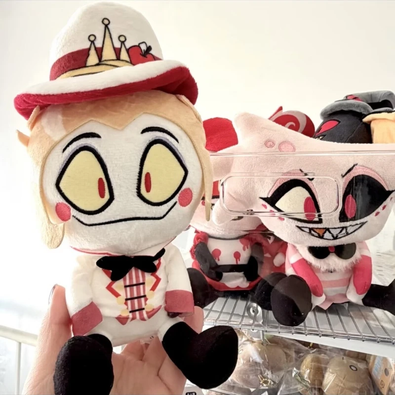 

Hazbin Hotel Lucifer Plush Doll Kids Vox Alasto Character Peripherals Gift For Fans Anime Collectible Toy Cute Stuffed Doll