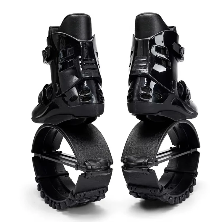 New Jumping Boots - Footwear Sneakers All Black Rubber PU Material
