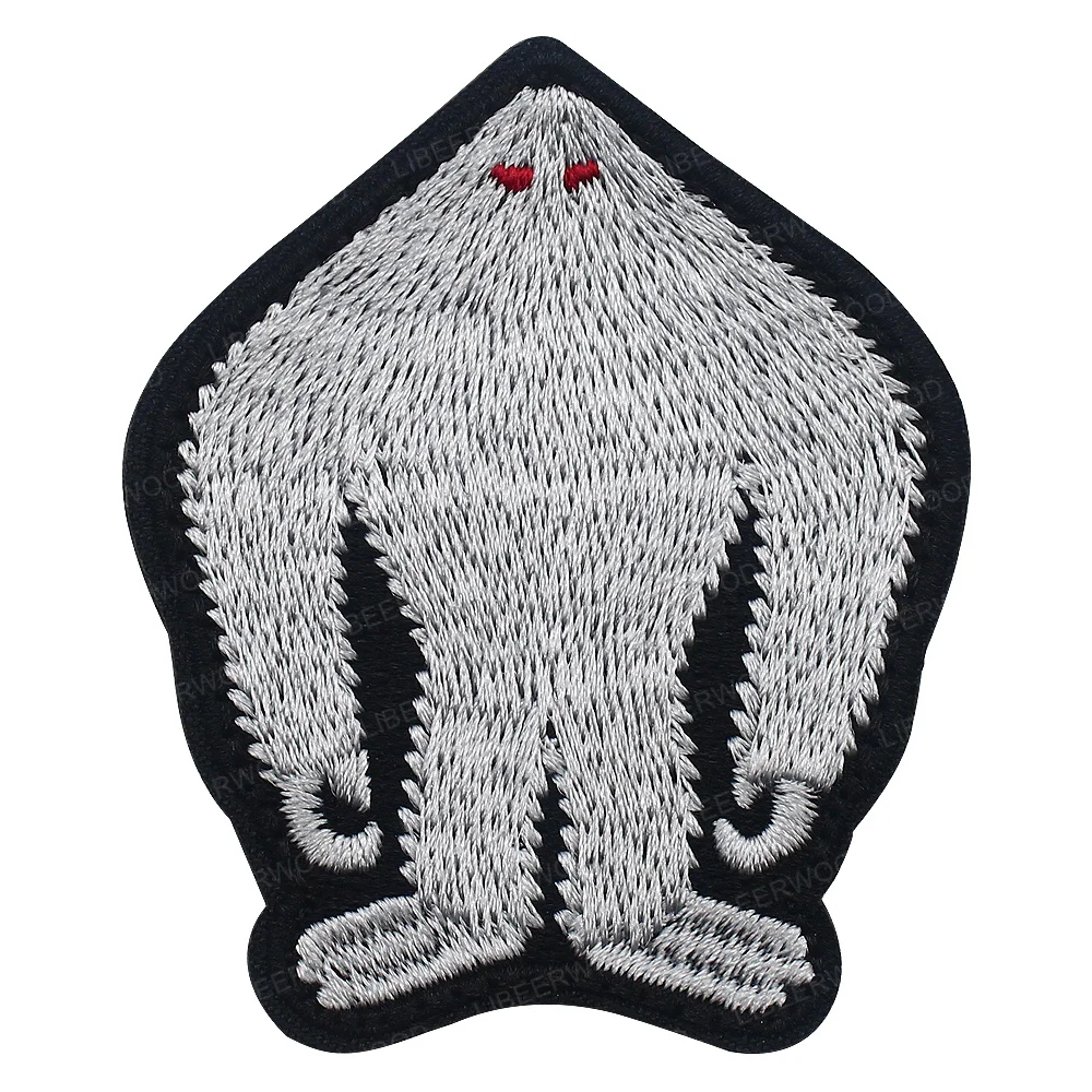 جبل المتأنق كبير القدم التطريز بولي كلوريد الفينيل التصحيح إخفاء وسعى خدمة الغابات شارة Sasquatch مع هوك شعار التكتيكية لحقيبة الظهر
