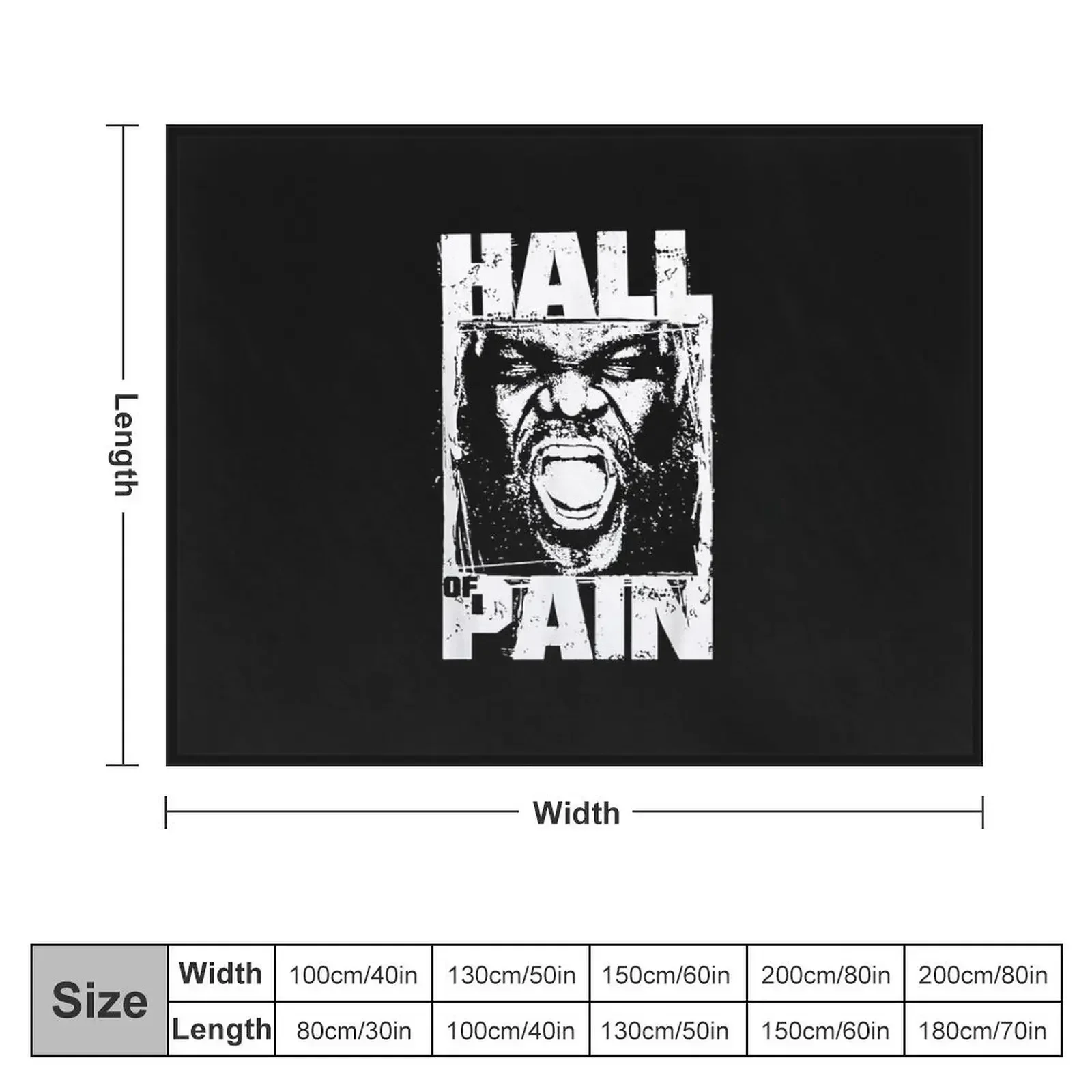 Mark Henry Hall of Pain Throw Blanket Blankets For Sofas Blankets For Bed decorative Blankets