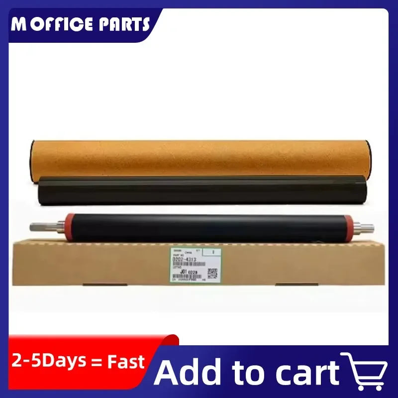 1Set MP2554 Fuser Film Sleeve Pressure Roller compatible for Ricoh Aficio MP 2554 3054 3554 4054 MP6054SP 5054  Lower Fuser Slee