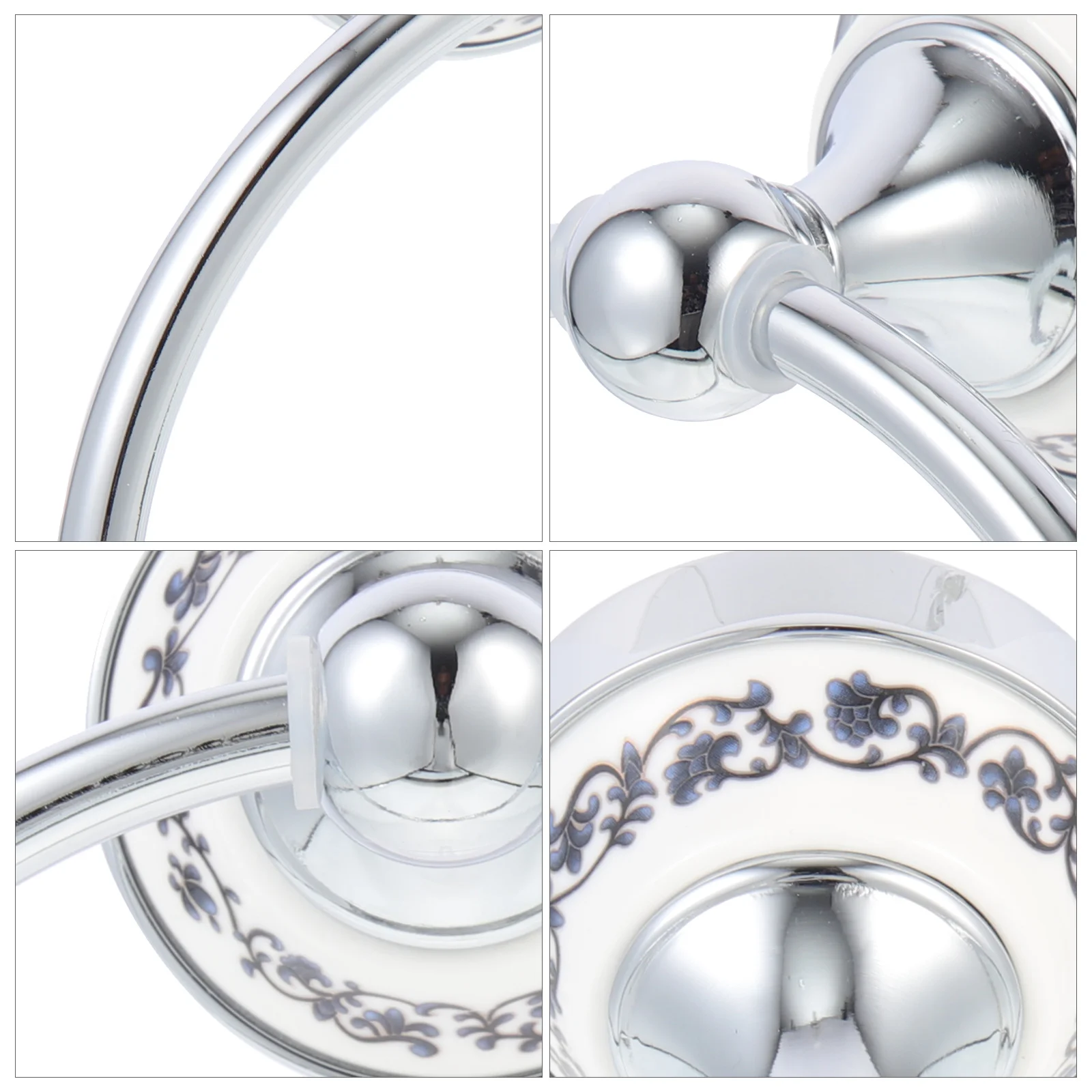 

Premium Towel Ring Stainless Steel Wall-Mounted Towel Organizer for Bathroom Kitchen Home Supplies Daily Convenience