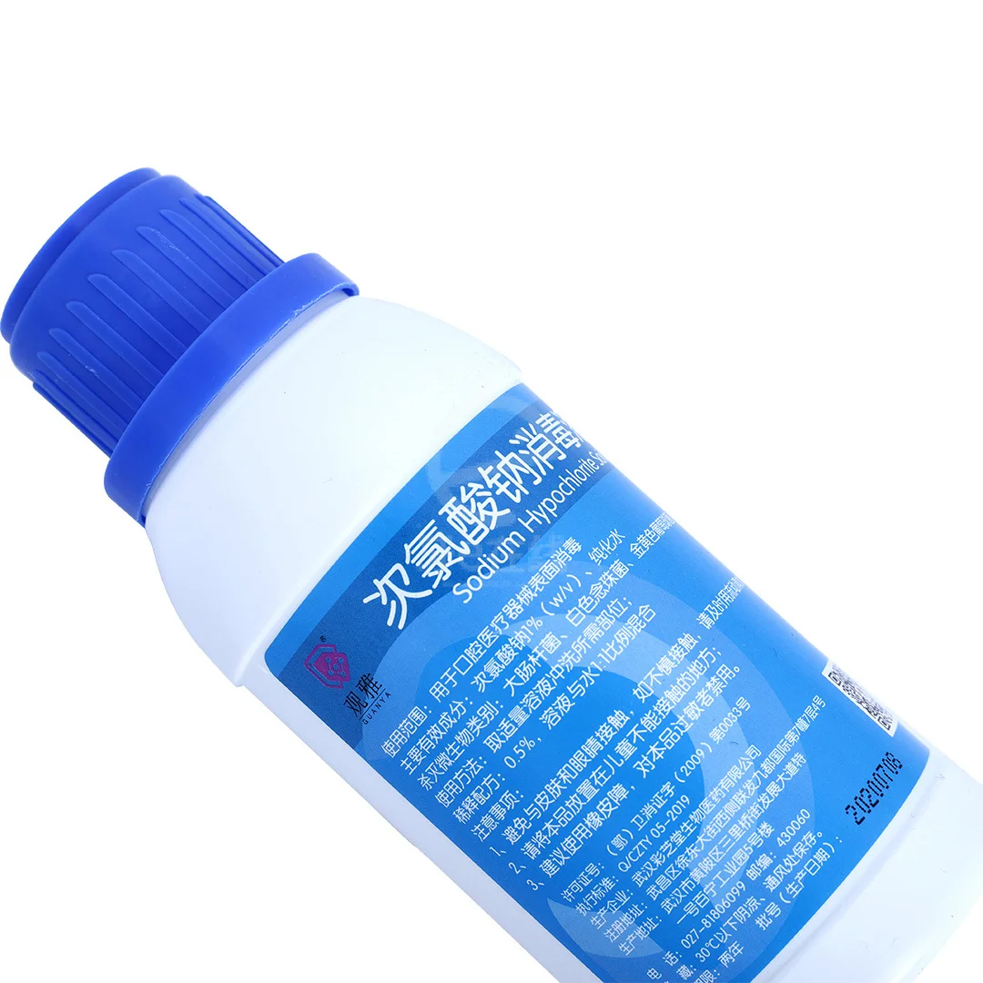 Sodium hypochlorite Disinfectant solution 1% Root canal irrigation solution 3% Dental oral material