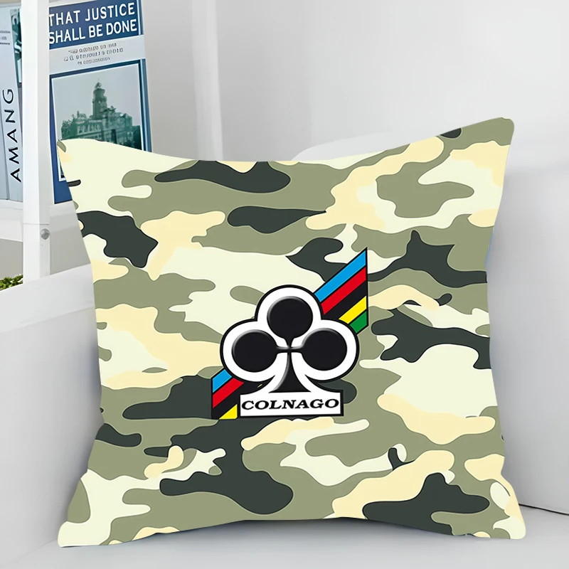 Camouflage Pattern Pillow Cover Decorative C-Colnagos Short Plush Sofa Throw Pillow Home Decor Bedroom Cushion Covers Pillowcase