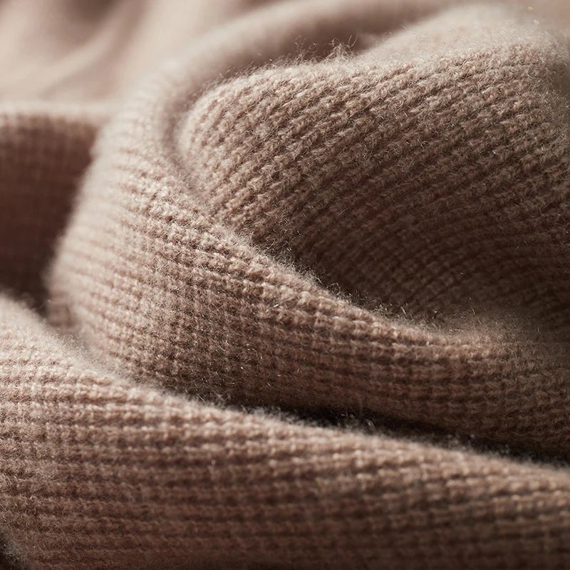 Choice Men Cashmere Hooded Pullover Autumn Winter Basic Casual Solid Soft Cashmere Sweater 100% Cashmere Knitwear Korean Fashion