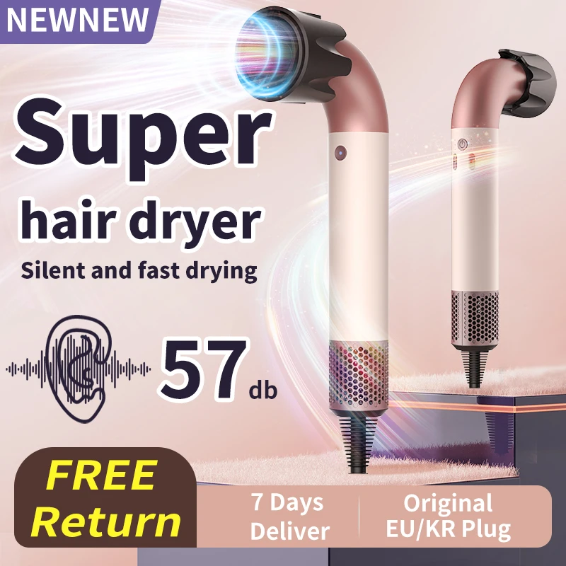 

Professinal Leafless Hair Dryer Dsyon HD 18 Negative Lon Hair Care Quick Home Powerful Hairdryer 200 Million Anion Blow Dryer