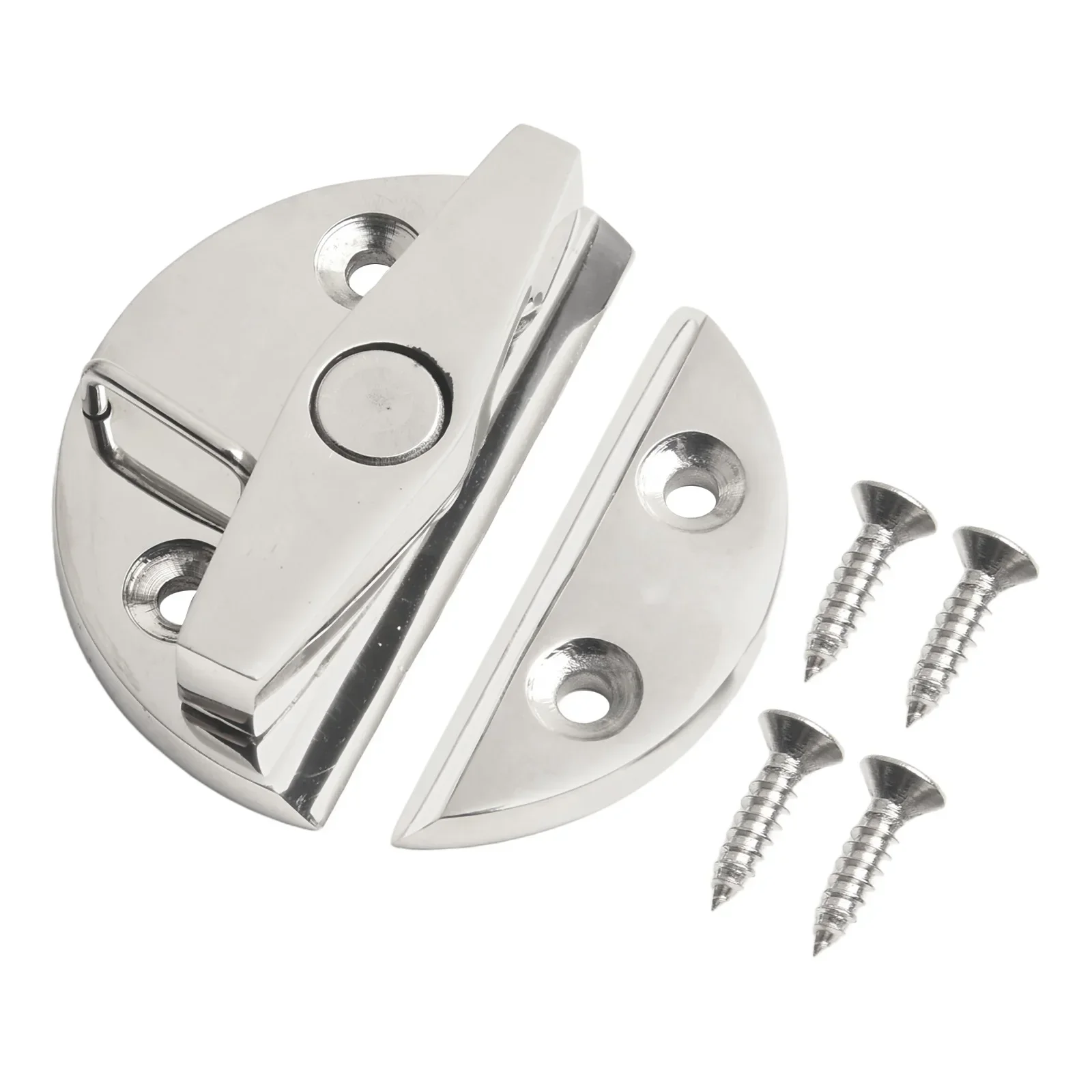 Silver Color Marine Environments 316 Stainless Steel Buckle Boat Box Buckle Access Door Latch Hatch Cover Buckle