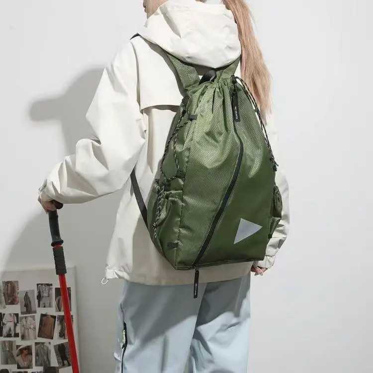 

Lightweight Nylon Student Backpack Unisex, Fashion Zipper Design School Bag, Portable Daypack for Campus Daily Use