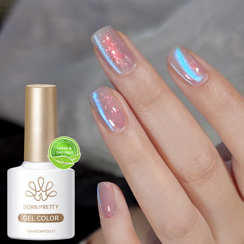 

BORN PRETTY 10 мл Arctic Blue Cat Магнитный гель-лак для глаз Цветной HEMA TPO Бесплатный кристаллический лак Ультра блестящий лак для дизайна ногтей