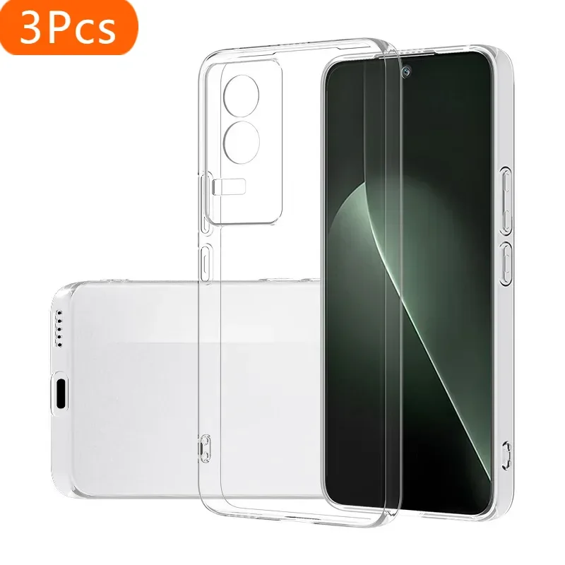 

3Pcs Slim Soft TPU Clear Phone Case On For Honor GT HonorGT 5G Cover Fundas Capa