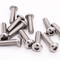 10pcs UNC 5/16-18 US Coarse Thread 304 A2-70 stainless steel Allen Hex Hexagon Socket Button Head Round Screw Bolt ISO7380