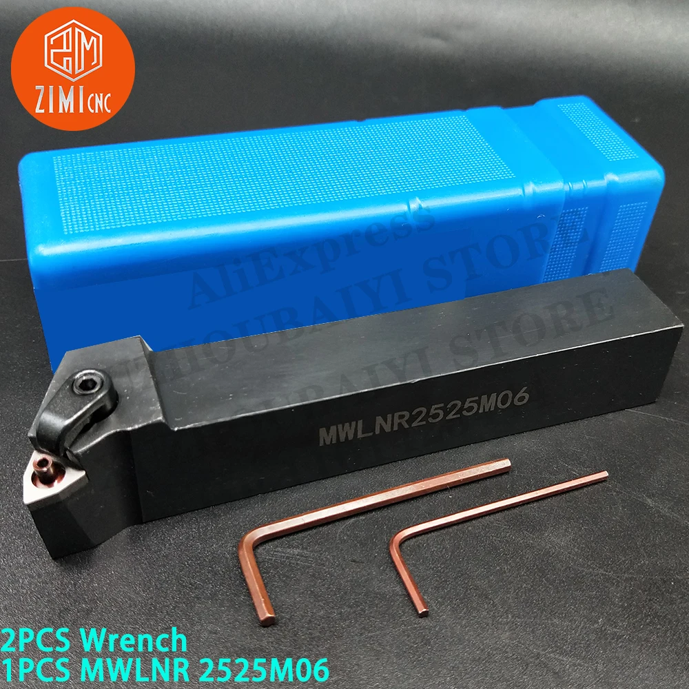 1PCS MWLNR2525M06 25×150mm Indexable turning tool holder 95 Degree for CNC insert CNC tool metal lathe mechanical cutting tool