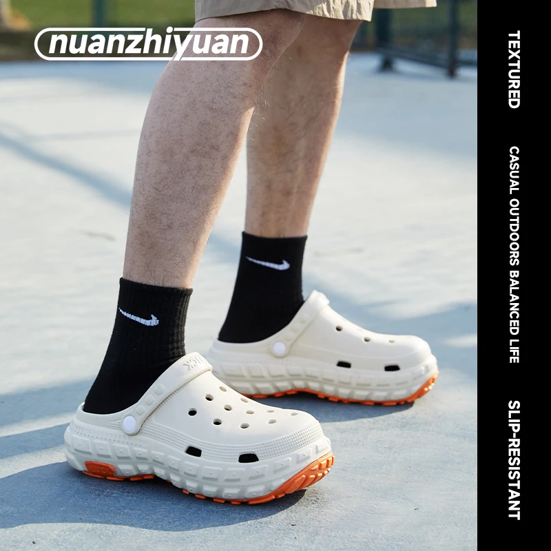 

Men Non-slip Garden Hole Shoes Women Breathable Summer Sport Beach Sandals Couple Unisex Casual Comfortable EVA Slippers