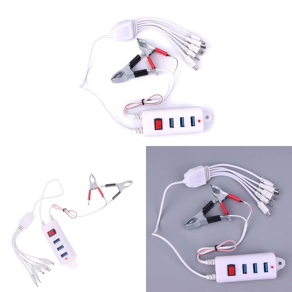  Efficient USB Charging Adapter 3 Port Overloaded Protections and Flame Retardant