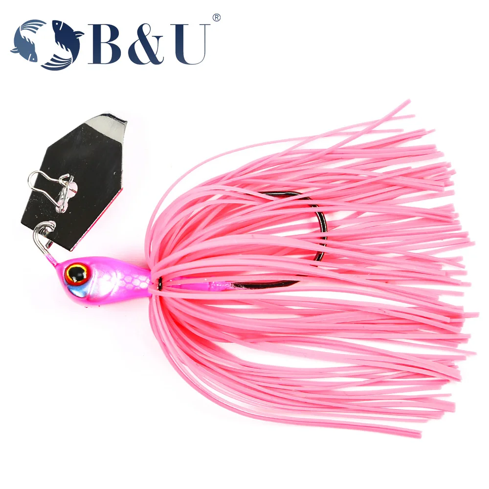 B&U Fishing Lure Chatter Bait Spinner Bait Blade Jig Dancer Buzzbait wobbler chatterbait for bass pik