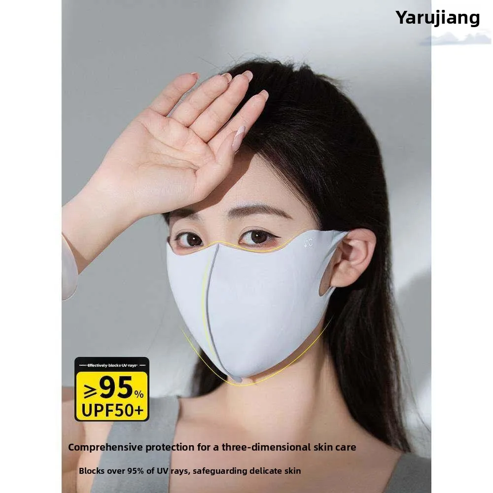 

Anti-Allergy Breathable Mask Cool Sensation Pollen And Dust Proof Summer Unisex UV Protection Sunscreen 3D Stereo Mask for Me...