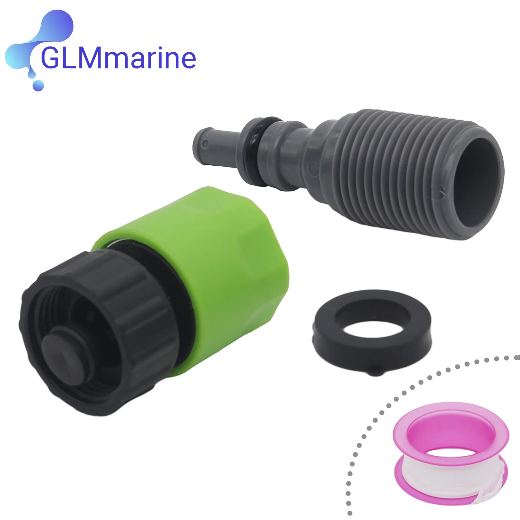Boat Quick Flush Kit Water Hose Connector for Multiple Outboard Engines Compatible with Yamaha Mercury Mariner Suzuki and More