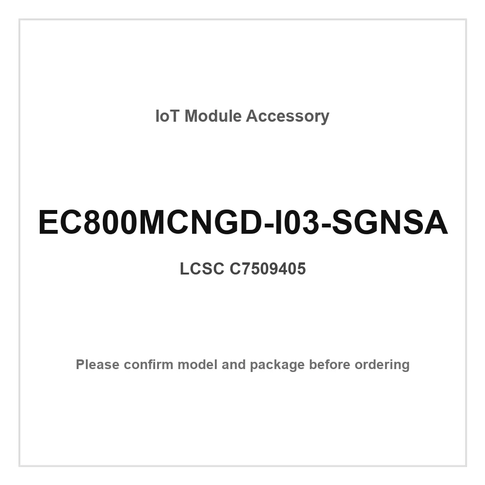 2pcs EC800MCNGD-I03-SGNSA SMD 17.7x15.8mm LTE PCM I2C UART USB ADC SIM Cellular LTE Wireless Communication Module
