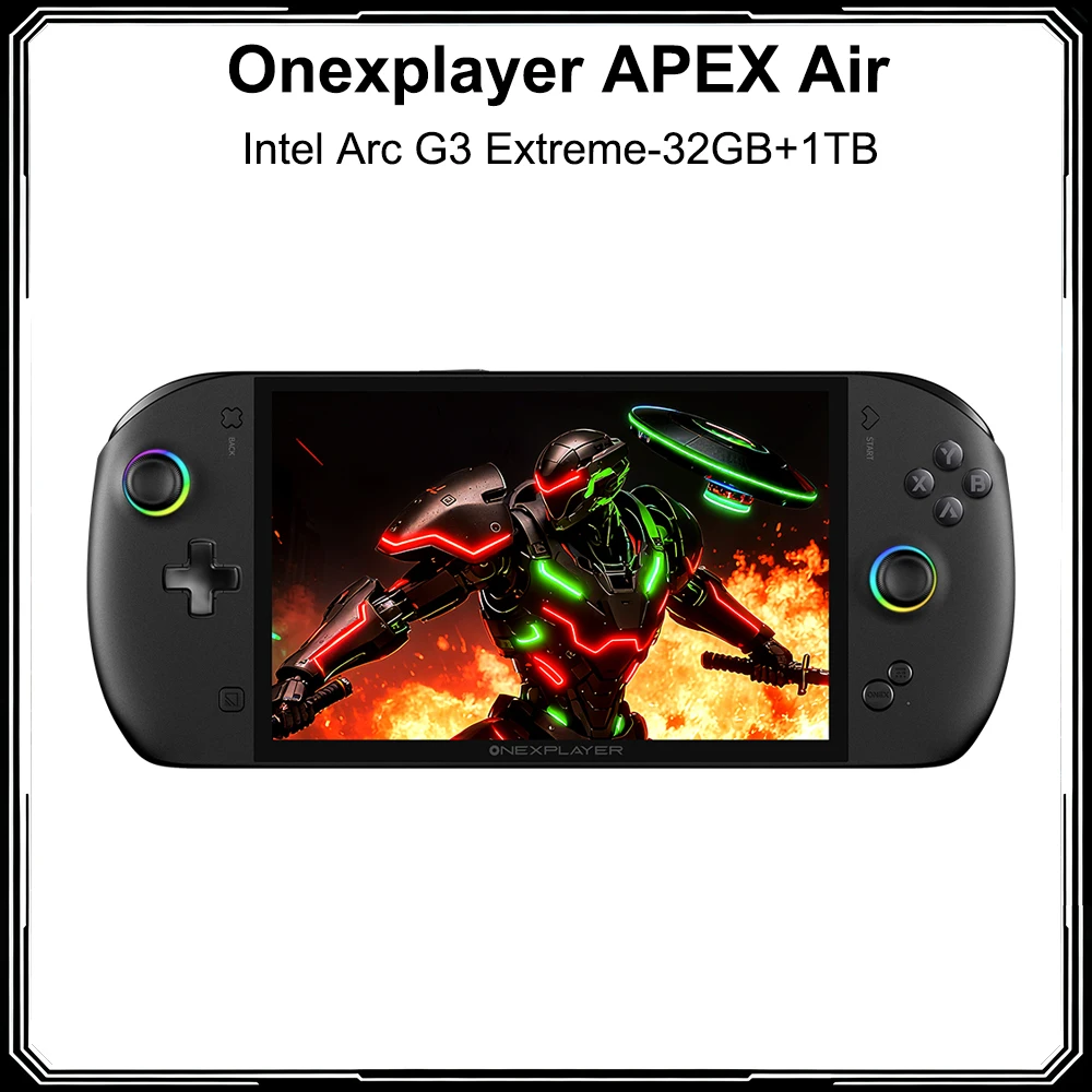 OneXPlayer Apex Air Arc G3 Extreme Gaming Laptop Intel 8'' 120Hz LCD Screen 32GB 1TB Handeld Game Console Fingerprint Unlock