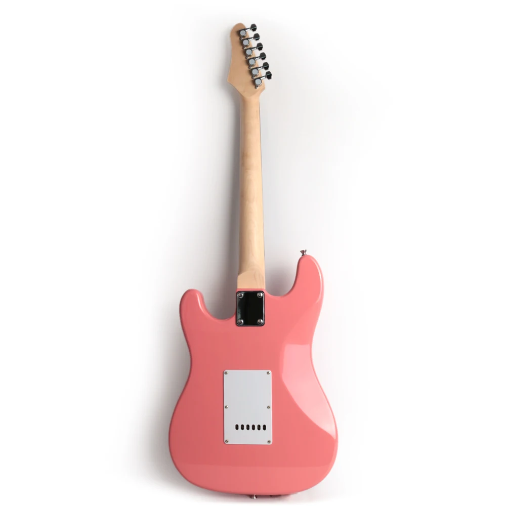 High quality  Pink Rock electric guitar electricas electro electrique guitare guiter guitarra gitar