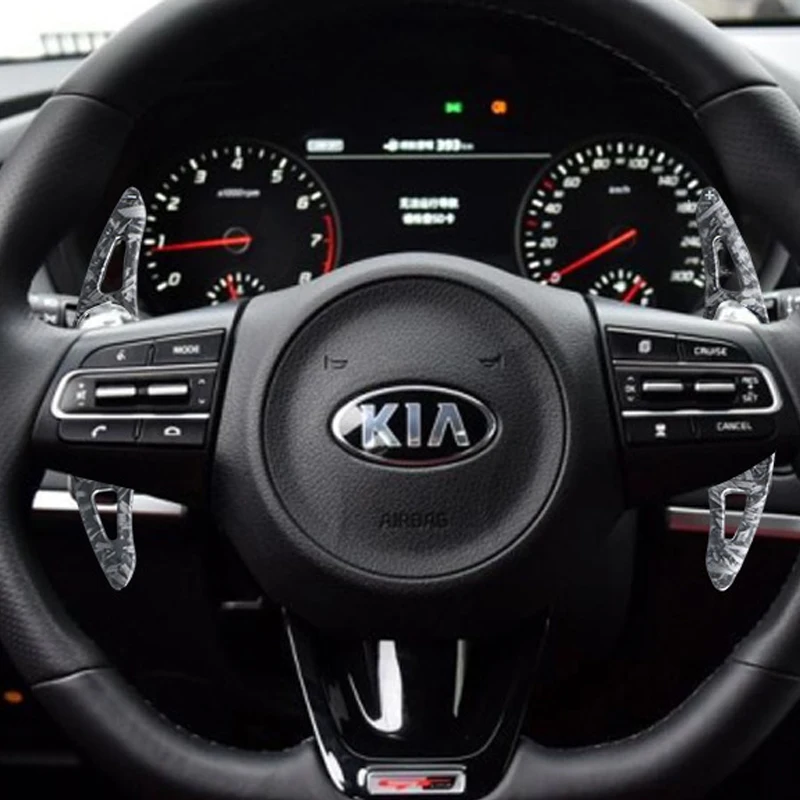 Car Steering Wheel Shift Paddle Shifter Extended For KIA Stinger Hatchback Van CK K8 GT S GTS GT2 GT+ GTLine 2018-2023