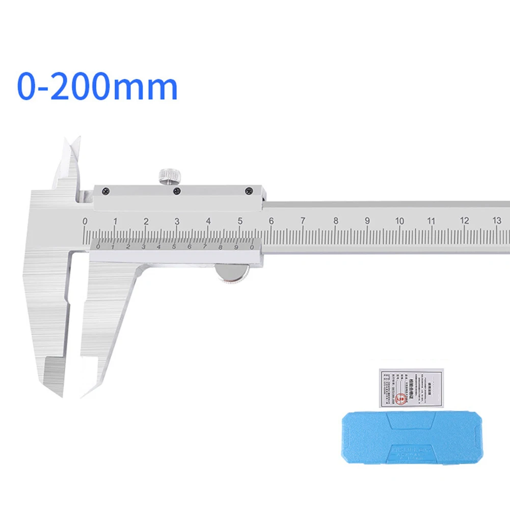 

Tools Vernier Caliper Industrial Grade Long-term Use Metal Push Gear 200/300mm Accurate Scale High Carbon Steel