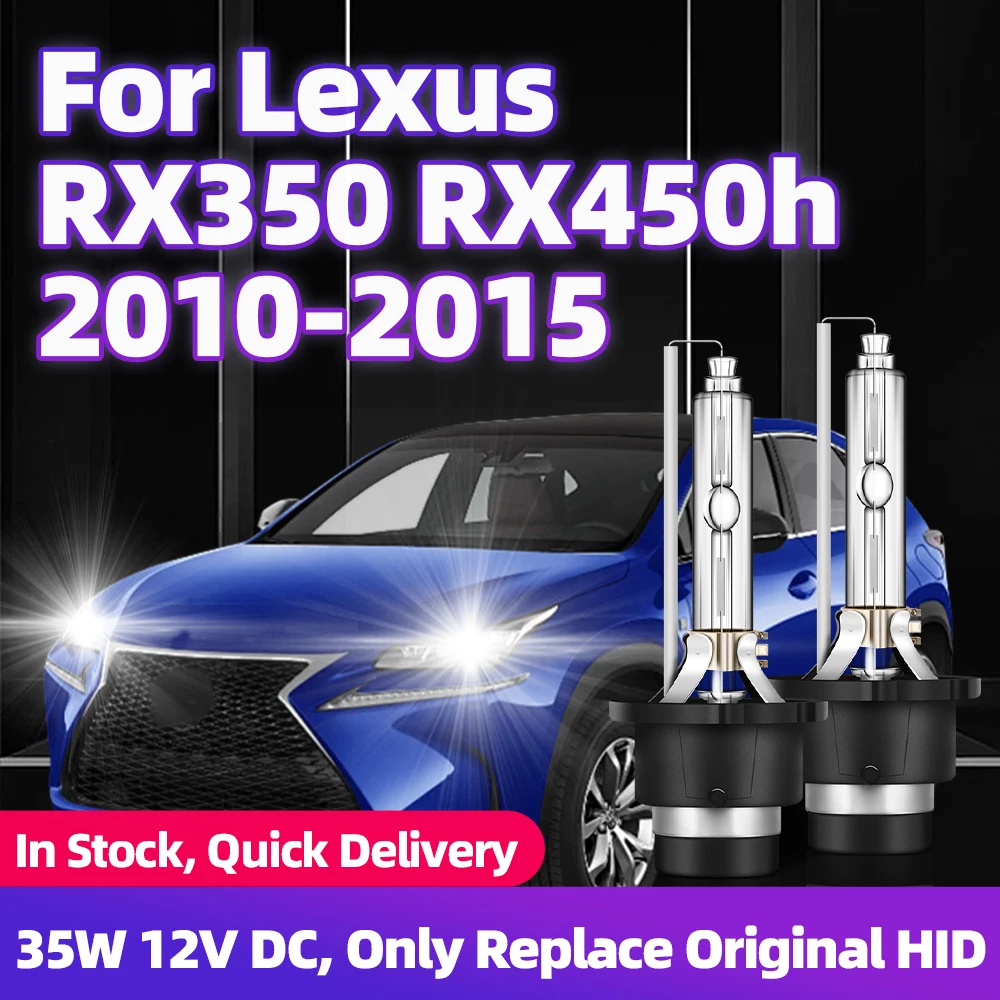 

For Lexus RX350 RX450h 2010 2011 2012 2013 2014 2015 35W D4S 6000K 8000K 10000K HID Xenon Headlight Lamps 12V Replacement Bulbs