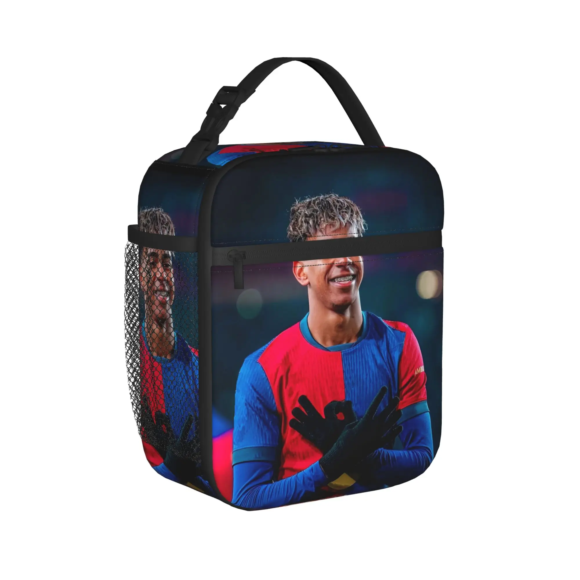 Numner 19 Lamine Y-Yamal Insulated Lunch Bags Cooler Bag Meal Container Football Soccer Tote Lunch Box Girl Boy College  Outdoor