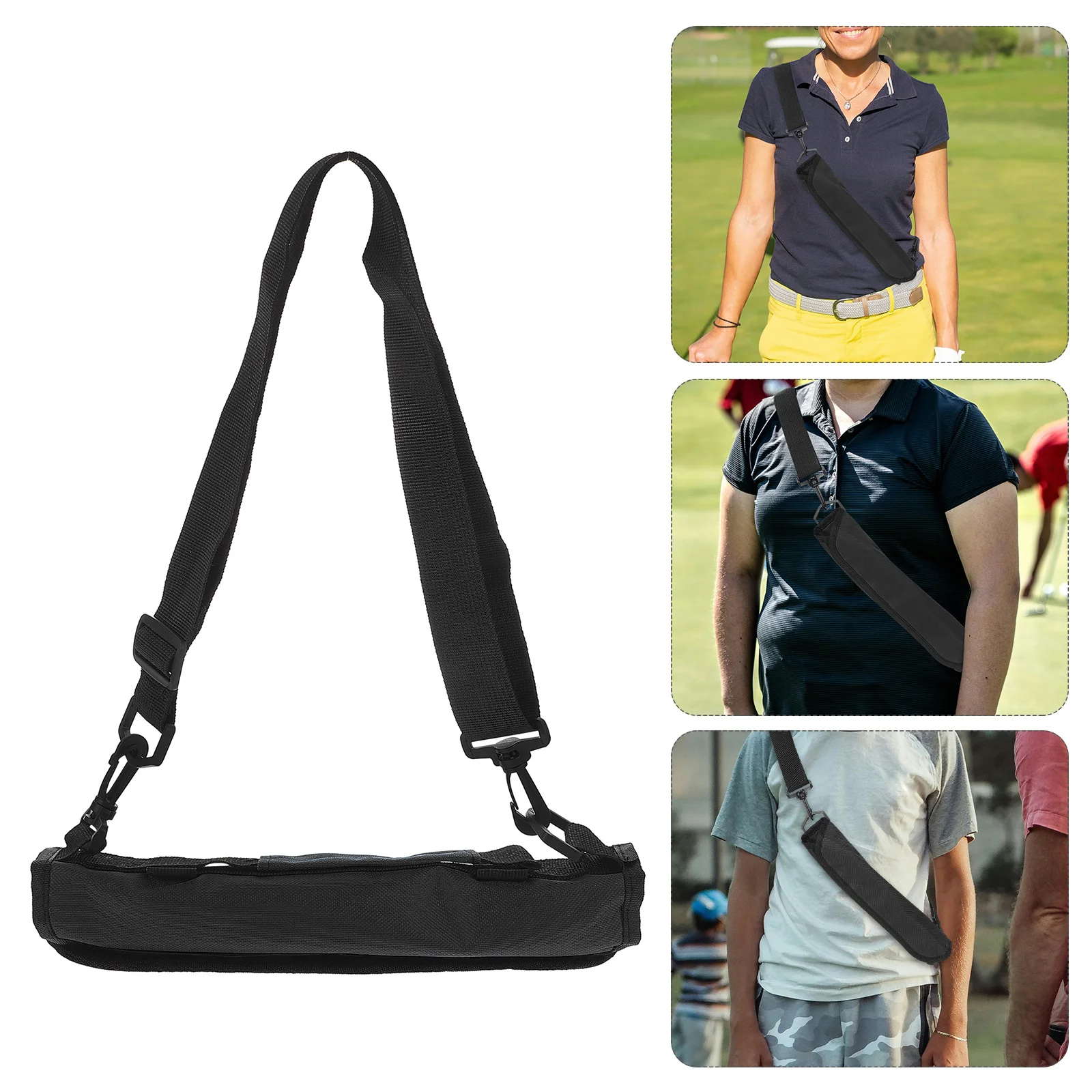 

Mini Lightweight Golf Club Bag Portable Travel Carrying Case Small Golf Pouch for Men Women Driving Range Practice Training