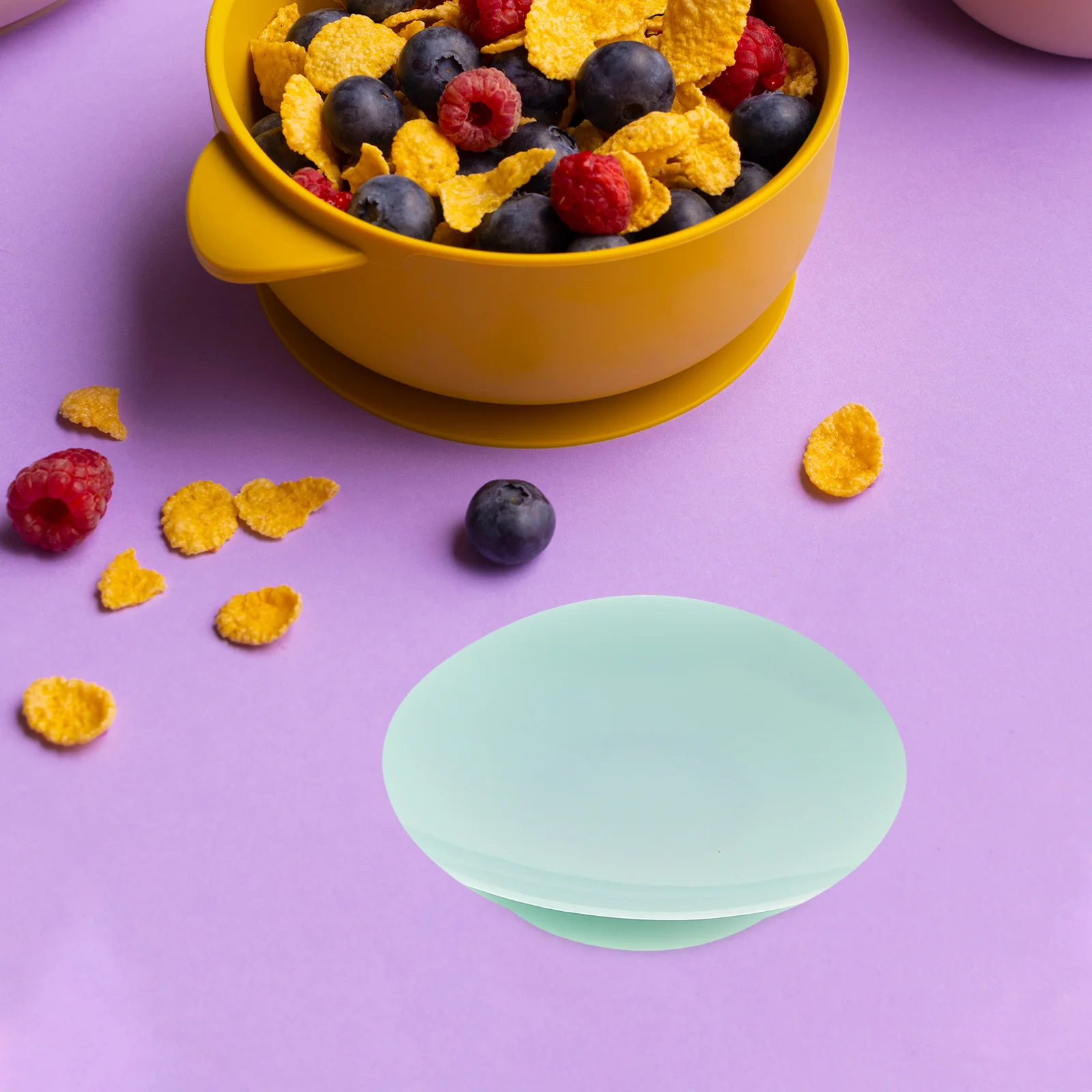 3 pezzi piastre di aspirazione in silicone per i più piccoli piatti per bambini set di piatti da pranzo antiscivolo resistenti alle cadute per pazienti anziani piatto alimentare