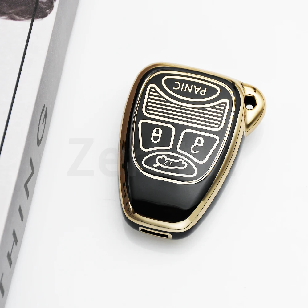Car Key Case Cover For Dodge Charger Commander Grand Cherokee Jeep Chrysler 300C Avenger Sebring Chrysler 200 Aspen Shell Fob